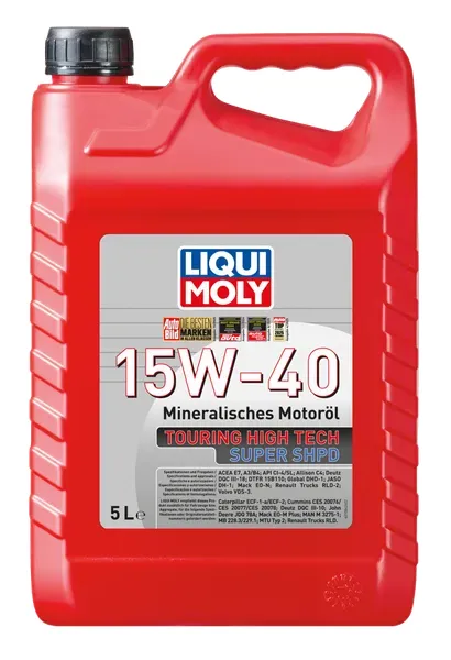 HUILE MOTEUR Poids Lourd (TBN12) 15W40 5L — LIQUI MOLY | TOMOBILE MDG