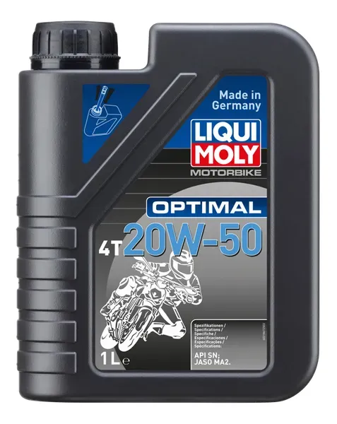 MOTORBIKE 20W50 4T OPTIMAL 1L — LIQUI MOLY | TOMOBILE MDG