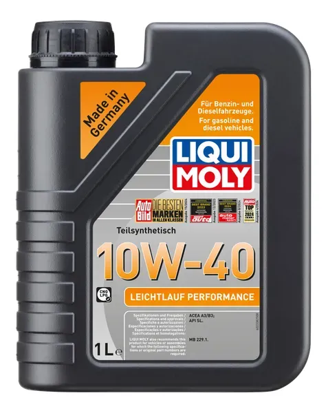 LEICHTLAUF PERFORMANCE ANTI-FRICTION 10W40 1L (2535) — LIQUI MOLY | TOMOBILE MDG