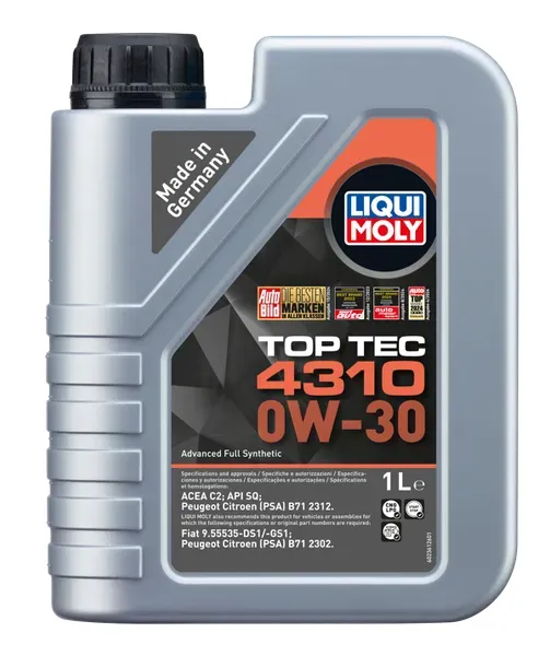 TOP TEC 4310 0W30 PSA 1L — LIQUI MOLY | TOMOBILE MDG