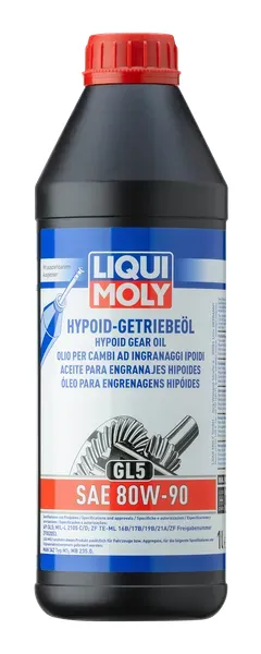 HUILE HYPOIDE 80W90 (GL5) 1L — LIQUI MOLY | TOMOBILE MDG
