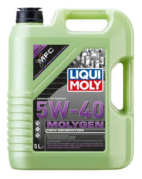 MOLYGEN 5W40 100% SYNTHESE 5 L — LIQUI MOLY | TOMOBILE MDG
