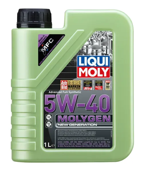 MOLYGEN 5W40 100% SYNTHESE 1L — LIQUI MOLY | TOMOBILE MDG