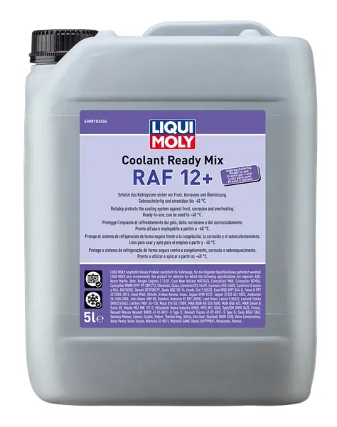 LIQUIDE REFROID. Pret a l emploi RAF12PLUS (Rouge) 5L — LIQUI MOLY | TOMOBILE MDG