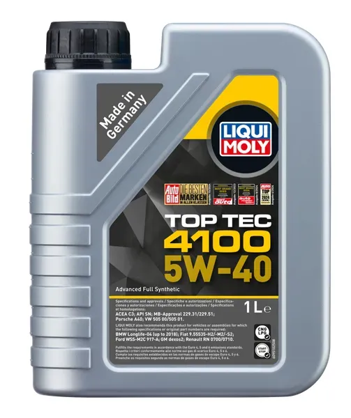 TOP TEC 4100 5W40 1L — LIQUI MOLY | TOMOBILE MDG