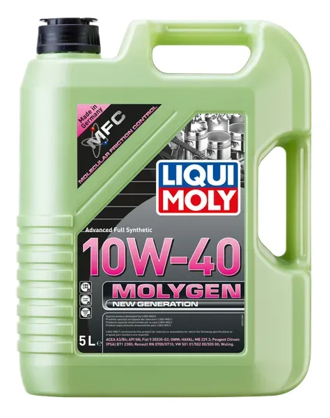 MOLYGEN 10W40 100% SYNTHESE 5L — LIQUI MOLY | TOMOBILE MDG