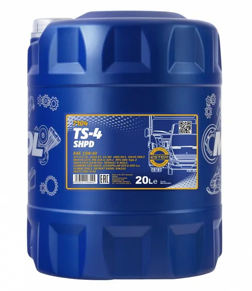 MN 15W40 TECHNO-SYNTHESE TS-4 20L — MANNOL | TOMOBILE MDG